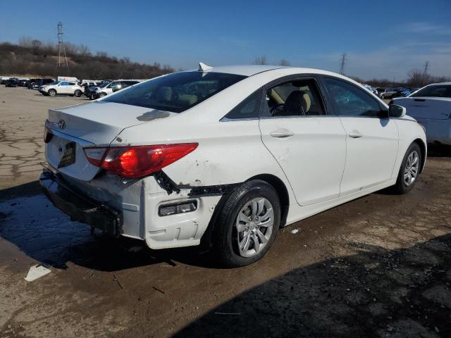 5NPEB4AC0BH259626 - 2011 HYUNDAI SONATA GLS WHITE photo 3