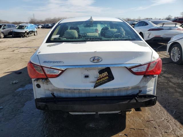 5NPEB4AC0BH259626 - 2011 HYUNDAI SONATA GLS WHITE photo 6