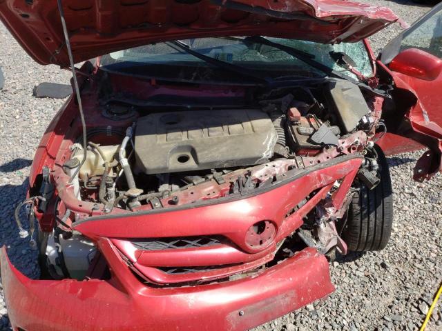 5YFBU4EE7DP100195 - 2013 TOYOTA COROLLA ba BASE RED photo 11