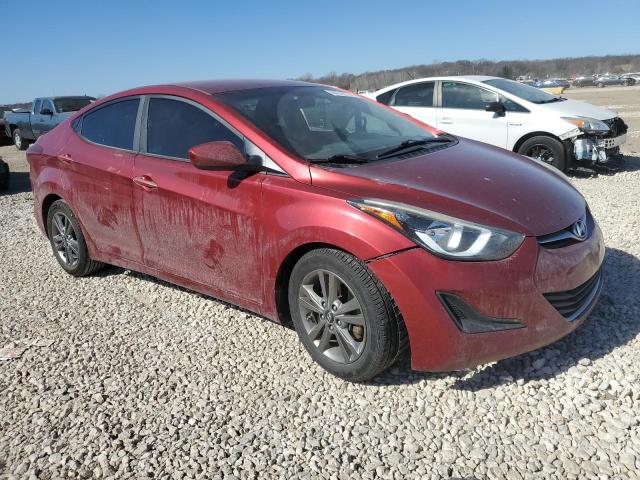 5NPDH4AE0GH751785 - 2016 HYUNDAI ELANTRA SE RED photo 4