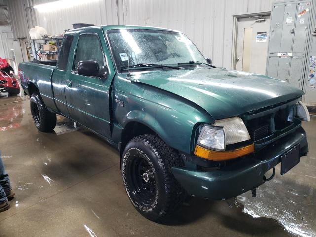 1FTYR14V5XPB50448 - 1999 FORD RANGER SUPER CAB GREEN photo 4