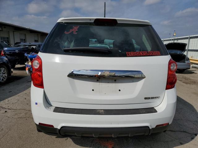 2GNALAEKXF6430430 - 2015 CHEVROLET EQUINOX LS WHITE photo 6