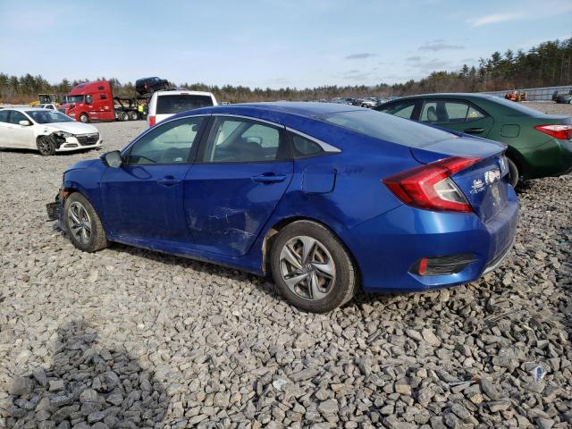 2HGFC2F67LH514566 - 2020 HONDA CIVIC LX BLUE photo 2