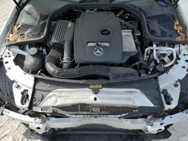 WDDWF4JB4JR418452 - 2018 MERCEDES-BENZ C 300 WHITE photo 11