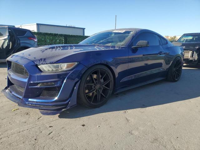 1FA6P8TH4F5394853 - 2015 FORD MUSTANG BLUE photo 1