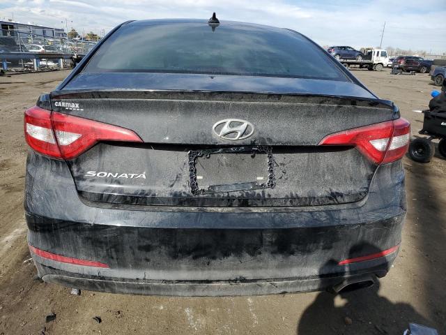 5NPE24AF1HH527666 - 2017 HYUNDAI SONATA SE BLACK photo 6