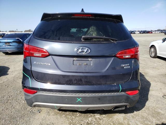 5XYZTDLB5GG318252 - 2016 HYUNDAI SANTA FE S GRAY photo 6