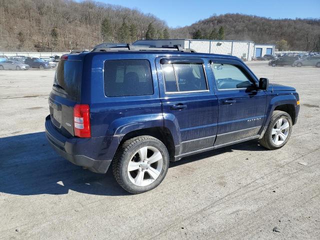 1C4NJRFBXDD280086 - 2013 JEEP PATRIOT LATITUDE BLUE photo 3