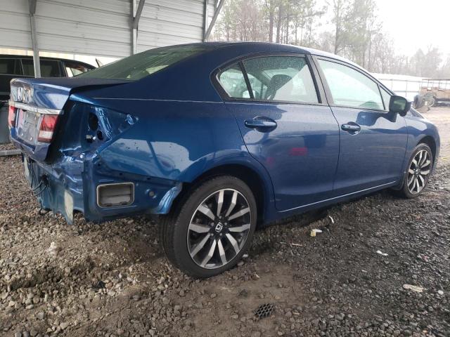 19XFB2F98EE008979 - 2014 HONDA CIVIC EXL BLUE photo 3