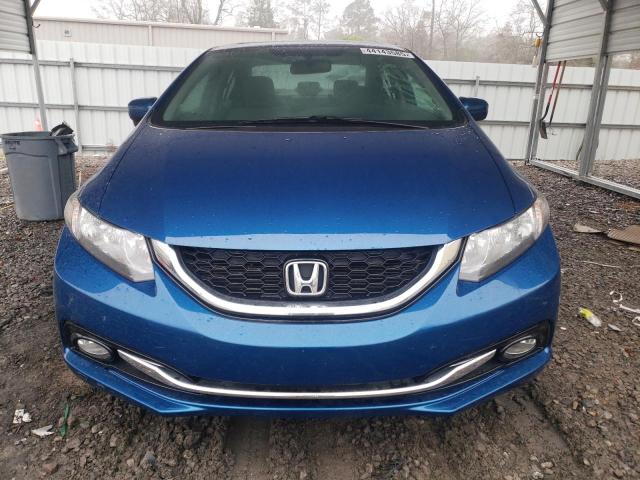 19XFB2F98EE008979 - 2014 HONDA CIVIC EXL BLUE photo 5