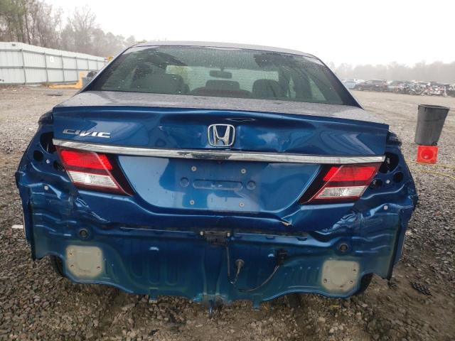 19XFB2F98EE008979 - 2014 HONDA CIVIC EXL BLUE photo 6