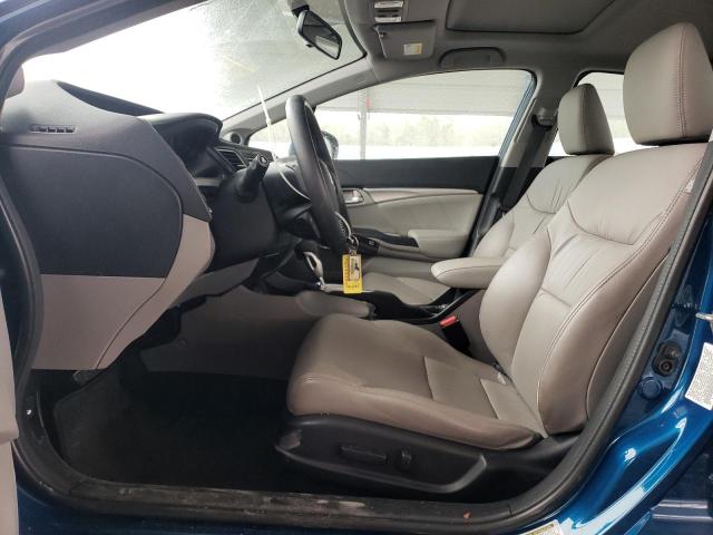 19XFB2F98EE008979 - 2014 HONDA CIVIC EXL BLUE photo 7