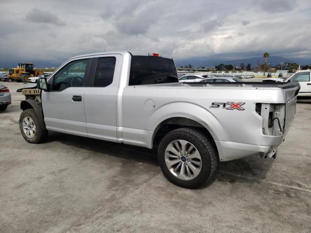 1FTEX1CP7JKF28740 - 2018 FORD F150 SUPER CAB SILVER photo 2