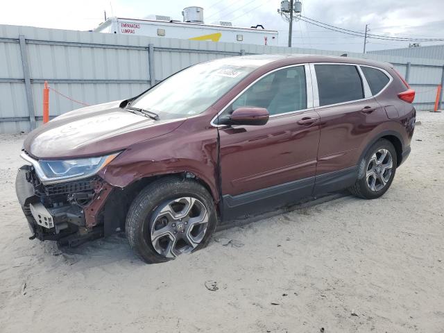 7FARW1H83KE008866 - 2019 HONDA CR-V EXL MAROON photo 1