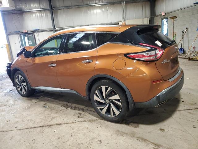 5N1AZ2MH5FN284836 - 2015 NISSAN MURANO S ORANGE photo 2