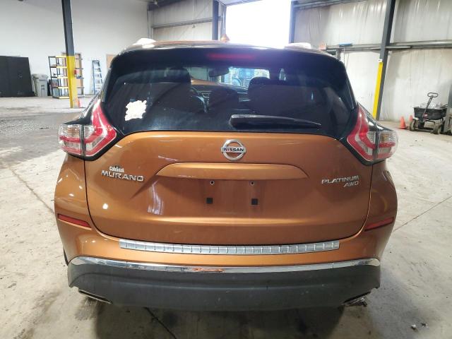 5N1AZ2MH5FN284836 - 2015 NISSAN MURANO S ORANGE photo 6