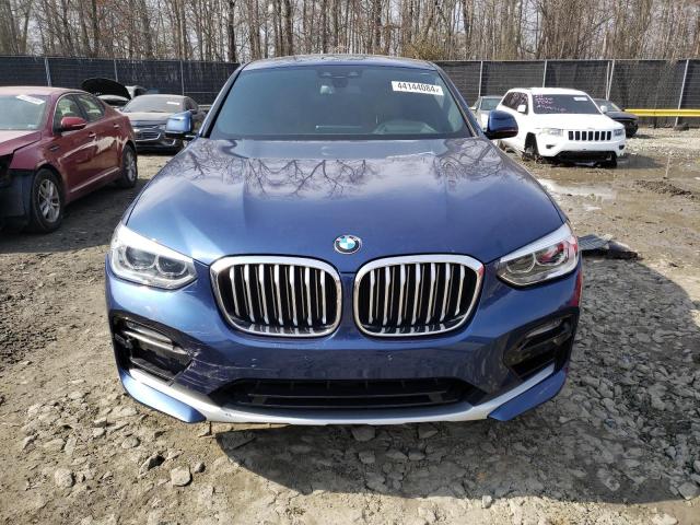 5UXUJ3C51KLG52720 - 2019 BMW X4 XDRIVE30I BLUE photo 5