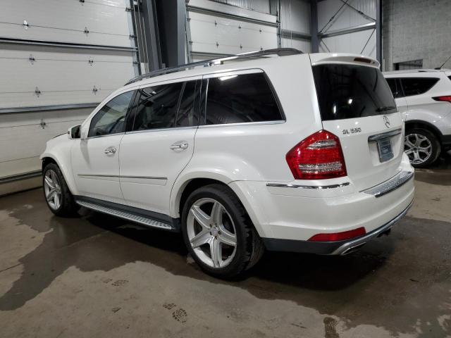 4JGBF8GE1BA657342 - 2011 MERCEDES-BENZ GL 550 4MATIC WHITE photo 2