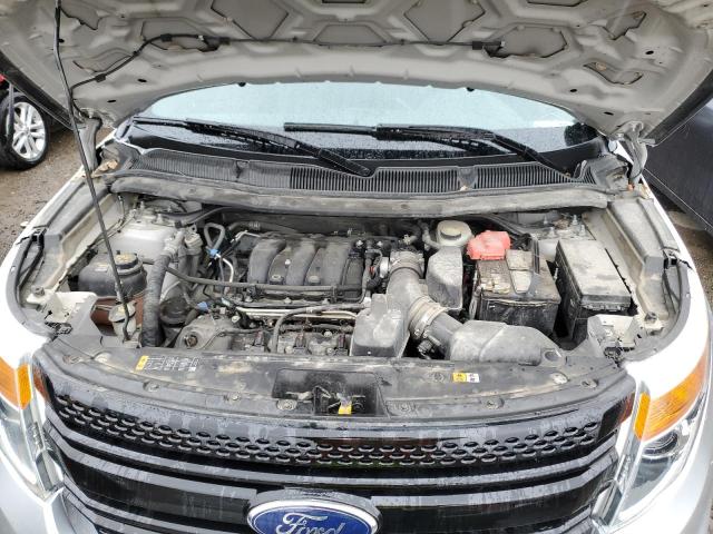 1FM5K8AR5EGA80613 - 2014 FORD EXPLORER POLICE INTERCEPTOR Արծաթագույն լուսանկար 12