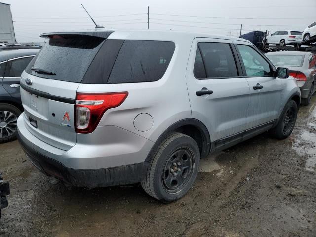 1FM5K8AR5EGA80613 - 2014 FORD EXPLORER POLICE INTERCEPTOR Արծաթագույն լուսանկար 3