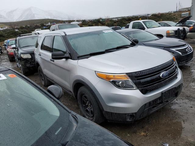 1FM5K8AR5EGA80613 - 2014 FORD EXPLORER POLICE INTERCEPTOR Արծաթագույն լուսանկար 4