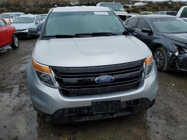 1FM5K8AR5EGA80613 - 2014 FORD EXPLORER POLICE INTERCEPTOR Արծաթագույն լուսանկար 5