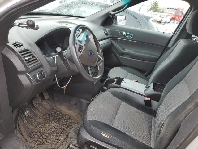 1FM5K8AR5EGA80613 - 2014 FORD EXPLORER POLICE INTERCEPTOR Արծաթագույն լուսանկար 7