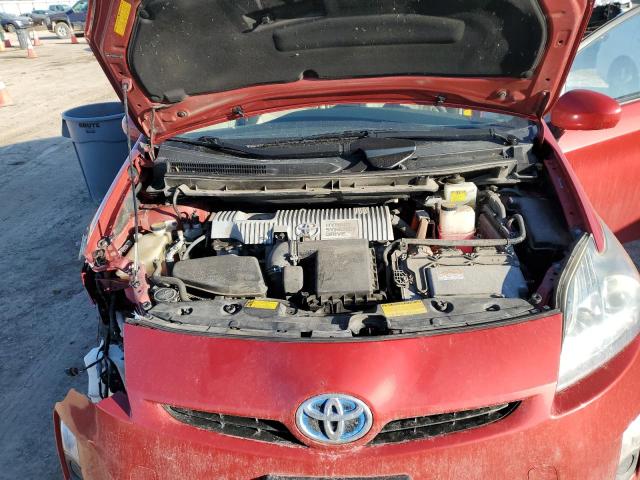 JTDKN3DU8A1282487 - 2010 TOYOTA PRIUS RED photo 11