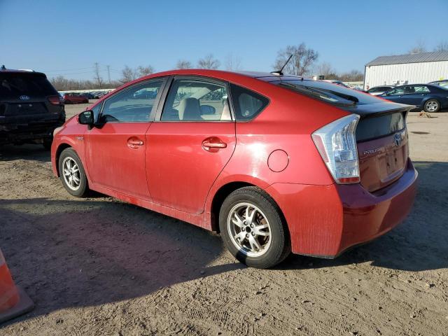 JTDKN3DU8A1282487 - 2010 TOYOTA PRIUS RED photo 2