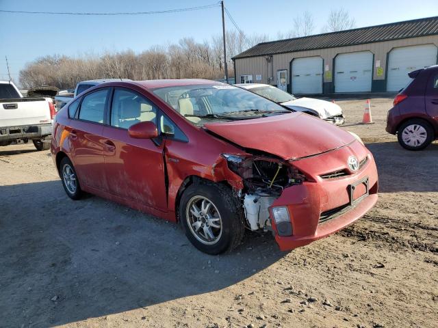 JTDKN3DU8A1282487 - 2010 TOYOTA PRIUS RED photo 4