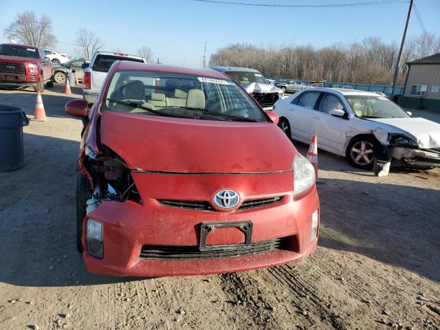 JTDKN3DU8A1282487 - 2010 TOYOTA PRIUS RED photo 5