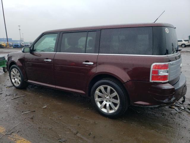 2FMGK5DC6CBD13773 - 2012 FORD FLEX LIMITED BURGUNDY photo 2