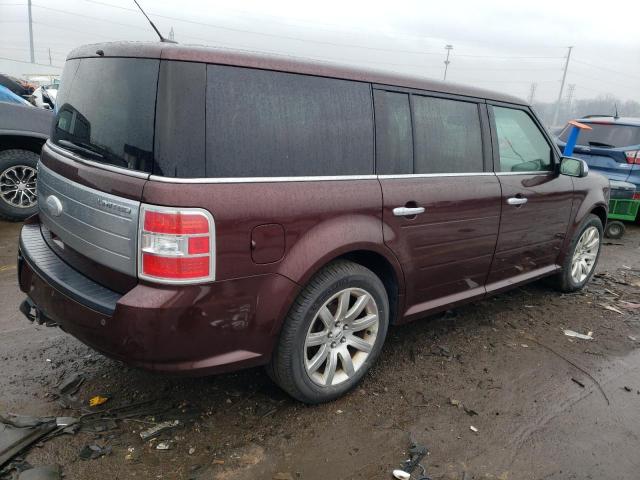 2FMGK5DC6CBD13773 - 2012 FORD FLEX LIMITED BURGUNDY photo 3