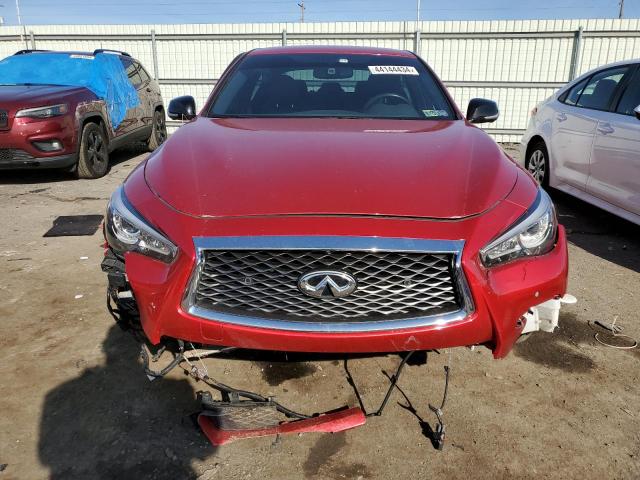 JN1FV7AR6KM830367 - 2019 INFINITI Q50 RED SPORT 400 RED photo 5