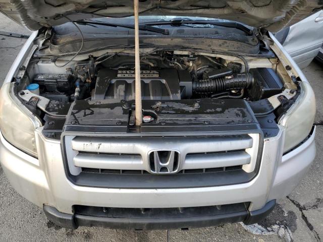 2HKYF18446H516338 - 2006 HONDA PILOT EX SILVER photo 11