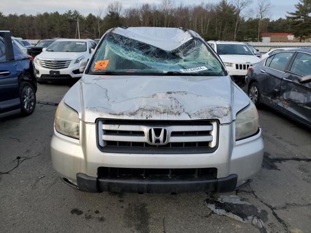 2HKYF18446H516338 - 2006 HONDA PILOT EX SILVER photo 5