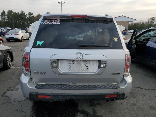 2HKYF18446H516338 - 2006 HONDA PILOT EX SILVER photo 6