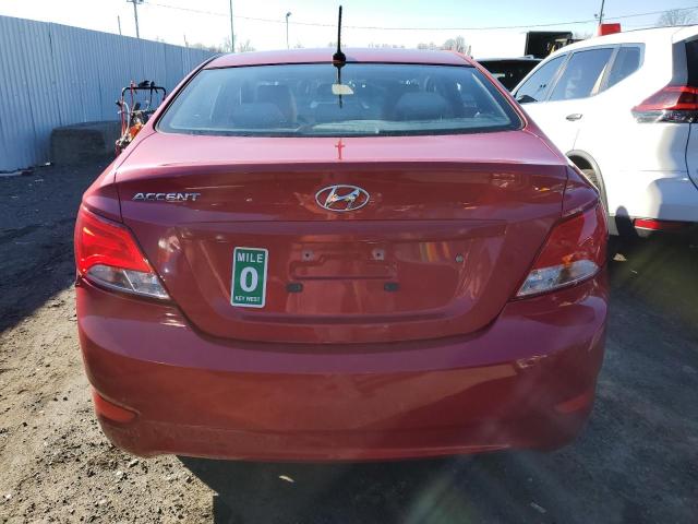 KMHCT4AE0HU292464 - 2017 HYUNDAI ACCENT SE RED photo 6