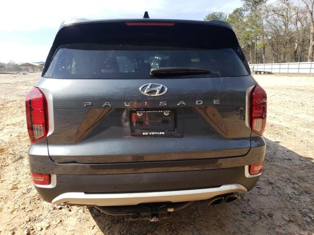 KM8R44HE3MU261197 - 2021 HYUNDAI PALISADE SEL GRAY photo 6