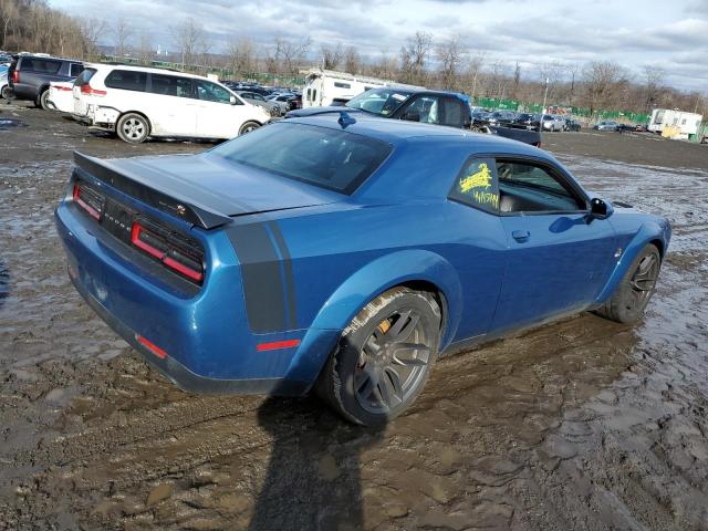 2C3CDZFJ5LH155797 - 2020 DODGE CHALLENGER R/T SCAT PACK BLUE photo 3