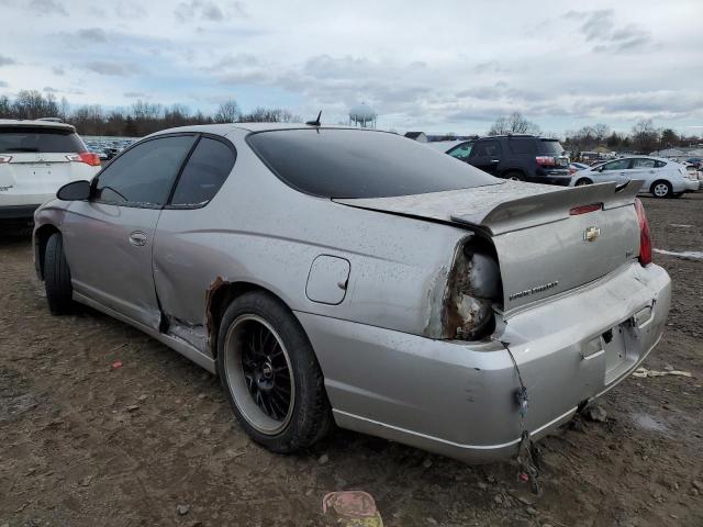 2G1WK16K579418517 - 2007 CHEVROLET MONTE CARL LT SILVER photo 2