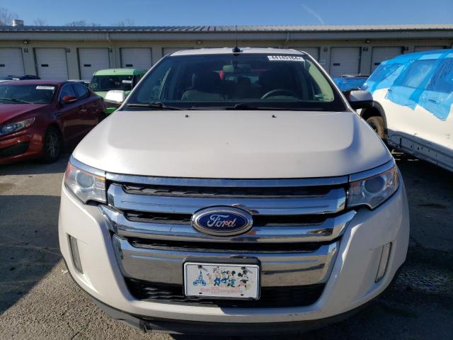 2FMDK4JC2EBB36918 - 2014 FORD EDGE SEL WHITE photo 5