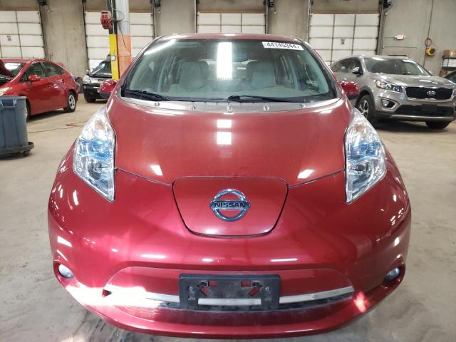 JN1AZ0CP4CT018865 - 2012 NISSAN LEAF SV RED photo 5