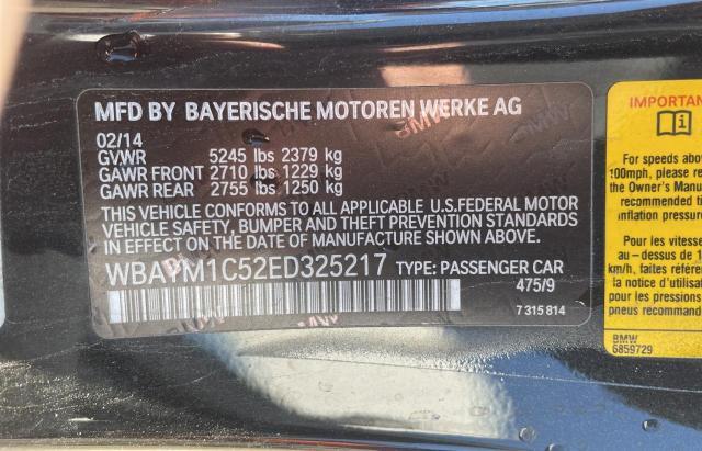 WBAYM1C52ED325217 - 2014 BMW 650 XI BLACK photo 10