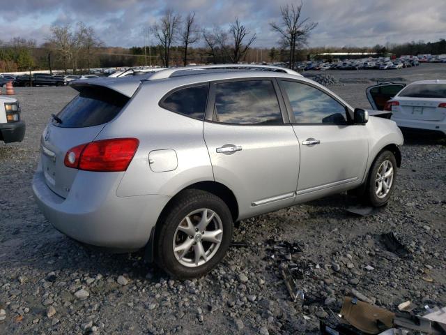 JN8AS5MT4BW577828 - 2011 NISSAN ROGUE S SILVER photo 3