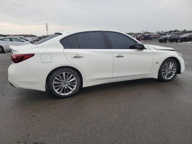 JN1EV7AR8KM553099 - 2019 INFINITI Q50 LUXE WHITE photo 3