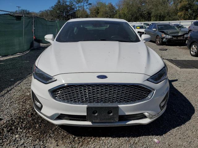 3FA6P0RU2KR278371 - 2019 FORD FUSION TITANIUM WHITE photo 5