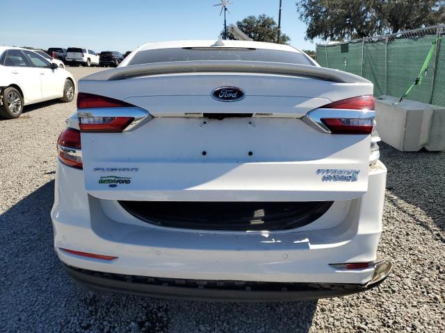 3FA6P0RU2KR278371 - 2019 FORD FUSION TITANIUM WHITE photo 6