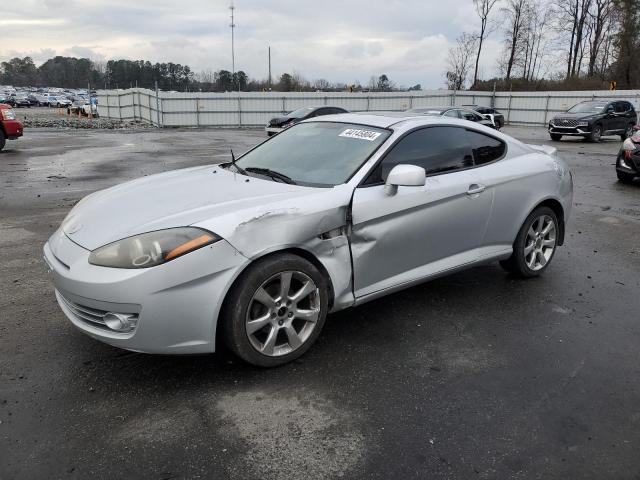 KMHHM66D38U266049 - 2008 HYUNDAI TIBURON GS SILVER photo 1