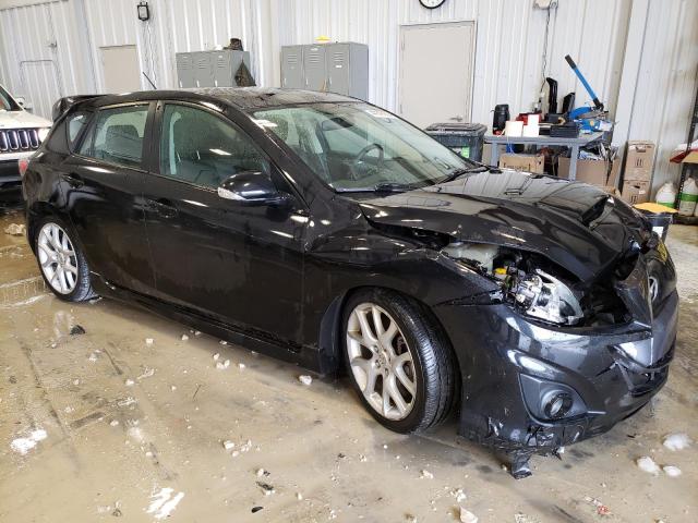 JM1BL1L34C1547637 - 2012 MAZDA SPEED 3 BLACK photo 4